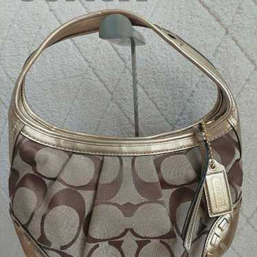 バッグ coach one shoulder brown signature 8K01 Coach one-shoulder bag brown - Gem