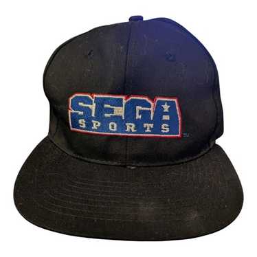 90's Sega キャップ ビンテージ Vintage 90s SEGA SnapBack Hat Retro Promo Gaming Hat Black