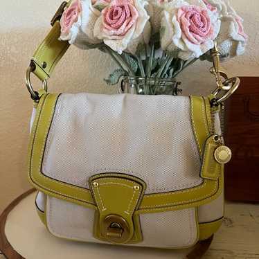 バッグ Coach Legacy Flap Turn Lock Shoulder Bag Coach Legacy Turnlock Shoulder Bag Style Number F12857 for