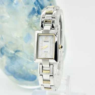 SEIKO セイコー V110-0BB0 ソーラー ラウンド シルバー SEIKO セイコー V110-0BB0 ソーラー ラウンド シルバー