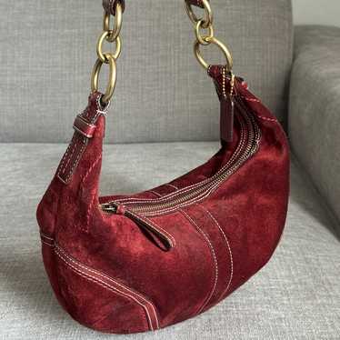 未使用保管品 vintage coach old スウェード suede Coach Women's Suede Vintage Bags, Handbags & Cases for sale