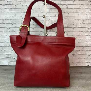 希少✨OLD COACH Tote bag one shoulder USA Coach vintage leather one-shoulder - Gem