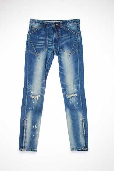 パンツ 00s NUMBER (N)INE damaged skinny jeans Number n ine jeans - Gem