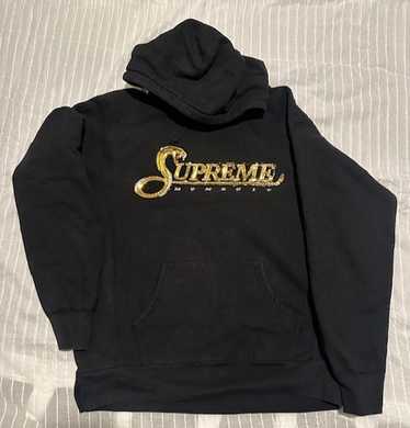 トップス SUPREME Script Hooded Sweatshirt Black M Supreme Embroidered Script Hooded Sweatshirt (FW24) - $158
