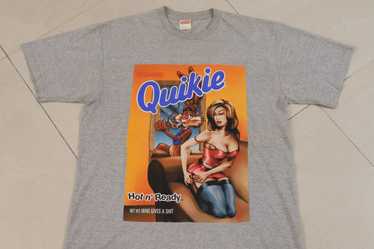 トップス SUPREME 2005 QUIKIE TEE Supreme 2005 Quikie Quickie Tee T-Shirt Grey size Large | eBay