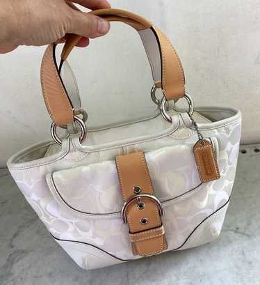 バッグ Coach Soho Optic Signature Hand Bag Coach Soho Optic Signature Hand Bag