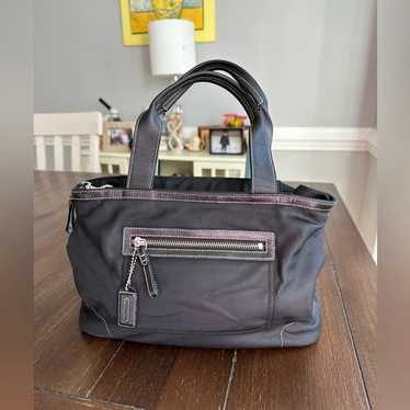 バッグ coach hampton signature callyall tote Coach carryall hampton tote - Gem