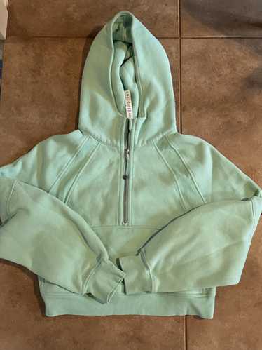 ルルレモン scuba ミントグリーン M/L Lululemon Scuba Oversized Half-Zip Hoodie - Delicate Mint