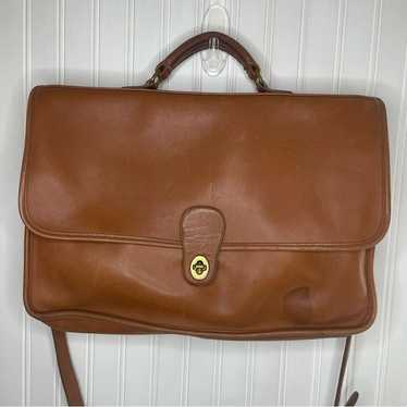 バッグ OldCoach 90s MadeinUSA Leather BriefCase VINTAGE COACH BLACK LEATHER BRIEFCASE BAG | eBay