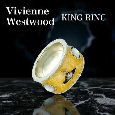 Vivienne Westwood キングリング　アイボリー　S Vivienne Westwood｜キングリング シルバー×アイボリー S