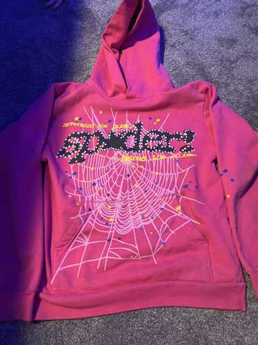 Pink sp5der hoodies - Gem
