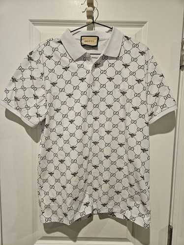 【稀品】GUCCI 刺繍BEEモチーフ ポロシャツ ホワイト 楽天市場】【送料無料】 グッチ ポロシャツ ホワイト ビー