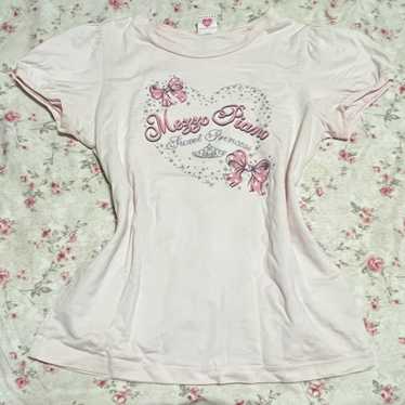 Mezzo piano pink tee - Gem