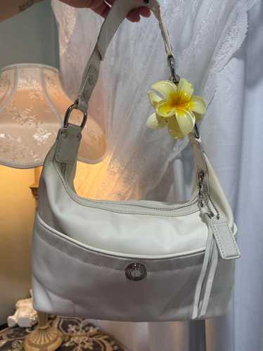 vintage coach old ✨ ivory White bag FANCY COACH PURSE, Vintage Coach Shoulder Bag, Coach Legacy