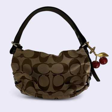 Vintage Coach Brown Leather Crossbody Shoulder Bag Pu… - Gem