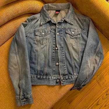 ジャケット・アウター Vintage Diesel 90 denim jacket XXL Vintage Diesel Industry Denim Jacket Jeans 90s Leather