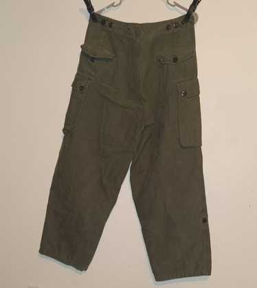 その他 1967s \" Netherlands Military \" Cargo 1950s Netherland Dutch Military Olive Green Cargo Shorts