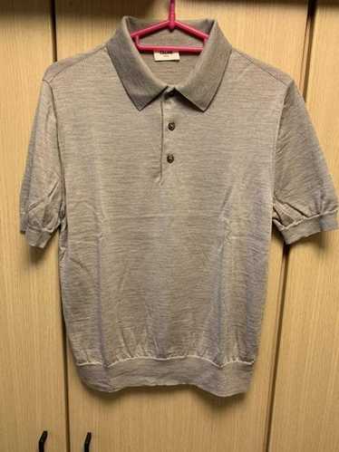 トップス OLD CELINE KNIT POLO SHIRT RARE! Celine knitted polo shirt - Gem