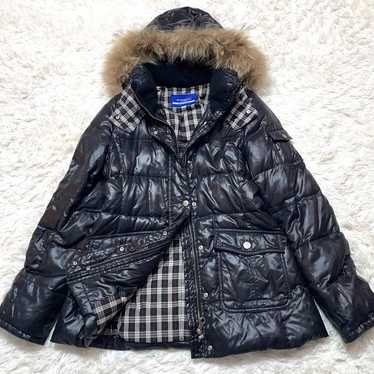 BURBERRY BLUE LABEL ピンク ダウンジャケット 38 BURBERRY BLUE LABEL ダウンジャケット 38