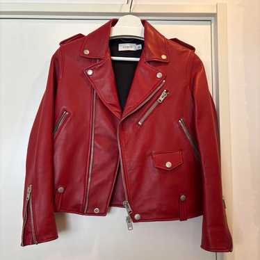 ジャケット・アウター FUGA goat leather riders jacket 00s Y2K Vtg GAP Men's Moto Jacket Y2K 2000s Black HEAVY LEATHER