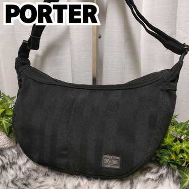 PORTER \"70th TANGO BLACK\" セミショルダーバッグ ポーター PORTER 70th Anniversaryモデル タンゴ ブラック TANGO