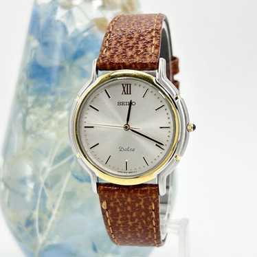 セイコー SEIKO 5E31-6D30 ドルチェ DOLCE メンズ セイコー ドルチェ 5E31-6D30 腕時計 クォーツ レザーベルト