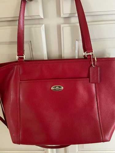 Coach red large tote - Gem
