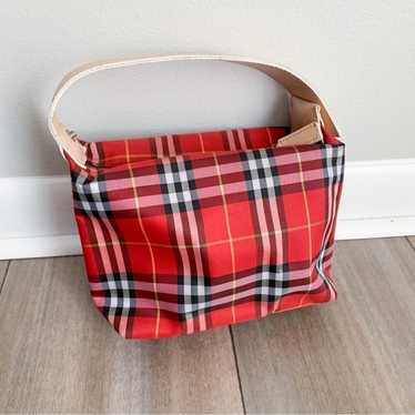 バッグ 824 vintage Burberry Plaid small totebag Burberry Nova Check Tote Bag Shoulder Bag Plaid Mini Canvas
