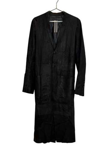 Rick Owens SEALED TRENCH 黒　48 フード付き Rick Owens - Rick Owens drella trench ndkl 48の通販 by