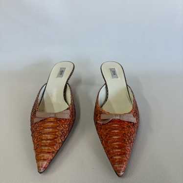 Prada Python Mules - image 1