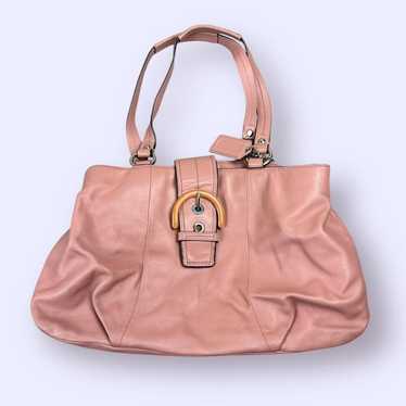 極美 Coach Soho Pink Shoulder Bag Pocket 極美 Coach Soho Pink Shoulder Bag Pocket - メルカリ
