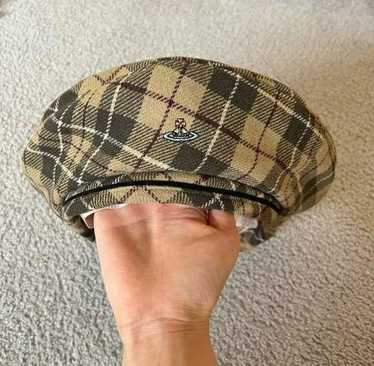 帽子 Vivienne Westwood 90s Orb Check Beret s-l400.jpg