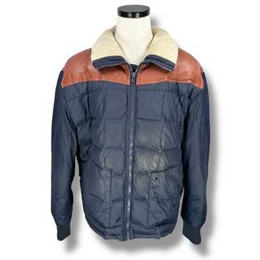 ジャケット・アウター 80s vintage schott  down jacket M schott leather down men jacket size XL | eBay