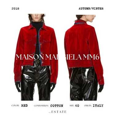 ジャケット・アウター maison margiela cropped velvet jacket