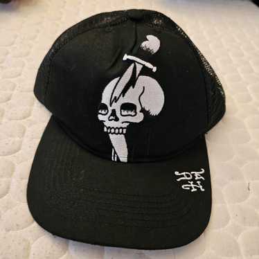 Ed hardy white hat - Gem