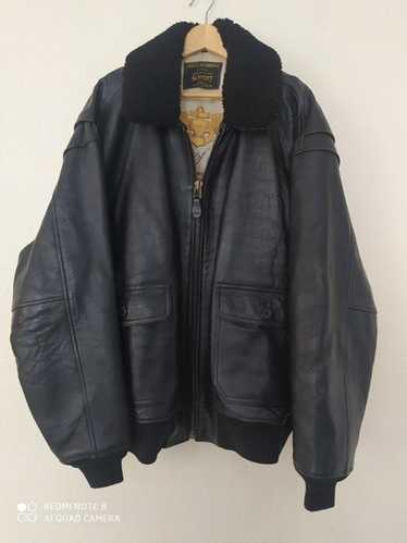 ジャケット・アウター 80s schott A-2 real leather bomber jkt A-2 Flight Jacket