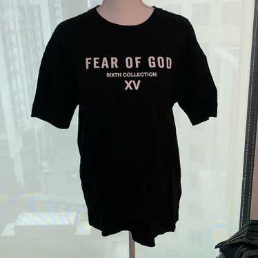 トップス fear of god sixth collection sweat tee FEAR OF GOD Sixth Collection T-Shirt Heather Grey - FW18 - US