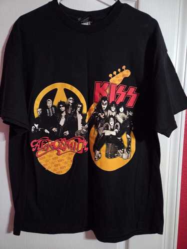 KISS THE FAREWELL TOUR Tシャツ Lサイズ Vintage Kiss Shirt Men's XXL Black The Farewell Tour Legends