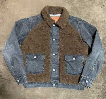 希少 RRL Fleece-Paneled Denim Jacket 希少 RRL Fleece-Paneled Denim Jacket Fleece-Lined Denim