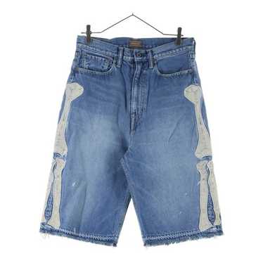 KAPITAL BONE Denim half pants デニムショーツ 34 KAPITAL Denim Bone Shorts | A WORD.ONLINE SHOP