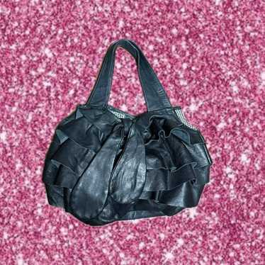00’s archive bag y2k grunge real Python Y2K Grunge Baguette Shoulder Bag 00s Archive Heisei Gal Black