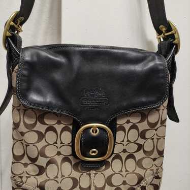 バッグ COACH Bleeker Legacy Soho Hand Bag Rare Coach bleecker legacy soho - Gem