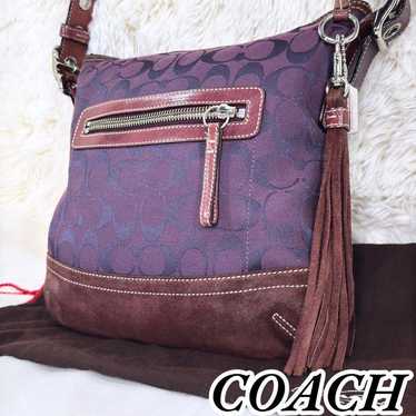 vintage coach old purple Boston Suede 紫 Vintage Purple Suede Coach | TikTok
