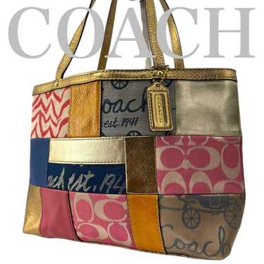 Coach denim leather patchwork - Gem