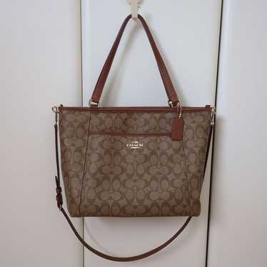 バッグ COACH Signature 2way Tote Shoulder Bag Coach 2way tote - Gem