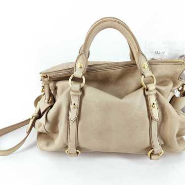バッグ archive miumiu 2way bag vitellolux beige archive