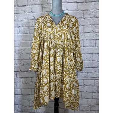 新品未使用 Daughters of India ワンピース イエロー Daughter of India Cotton Dress | Oriniele