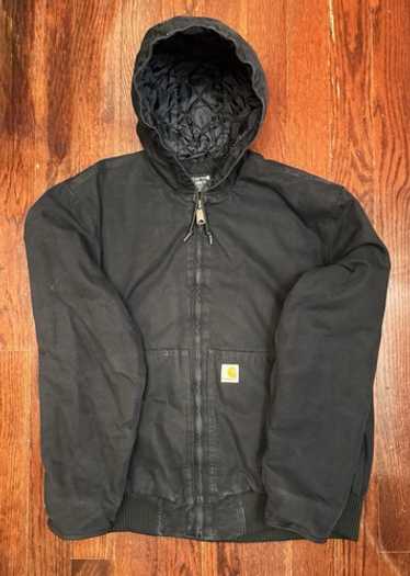 vintage 90s J130 SDL カーハート アクティブジャケット M VTG Y2K CARHARTT J130 Men's Large Green Washed Duck Quilted