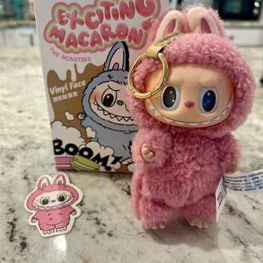 LycheeBerry labubu exciting macaron ラブブ Lychee Berry - Authentic POP MART Labubu Exciting Macaron