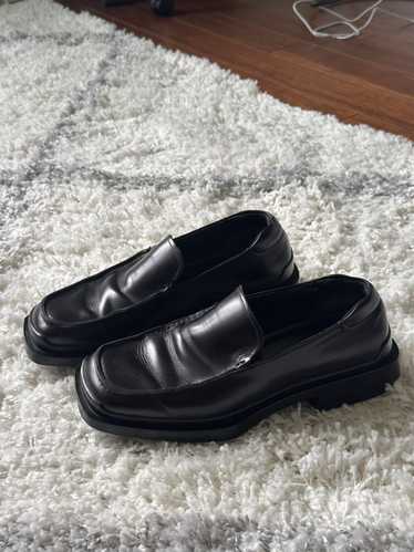 靴 FW1999 Prada Archive Square Loafer PRADA 1999 Archive Vintage Leather Loafers - Etsy